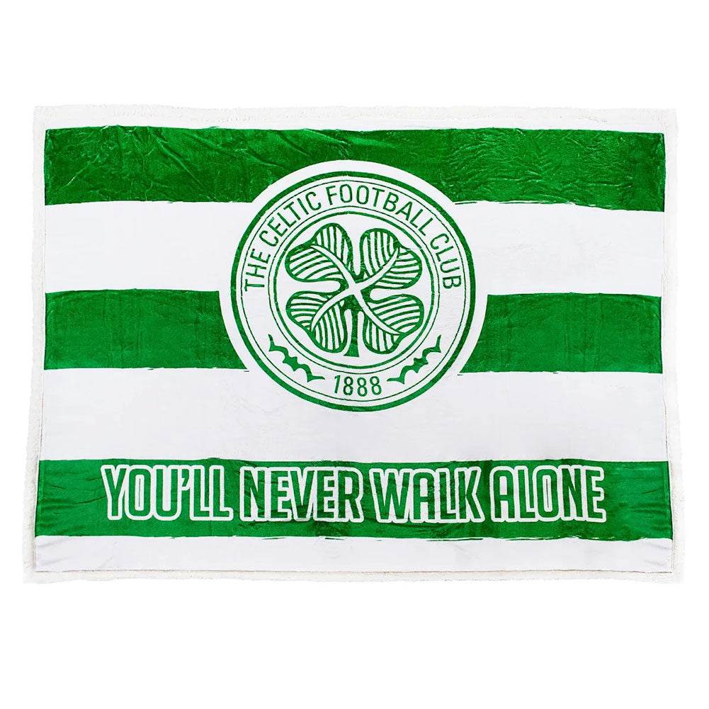 Celtic FC Sherpa Fleece Blanket - Gift Arch