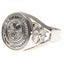 Celtic FC Silver Plated Crest Ring Medium - Gift Arch