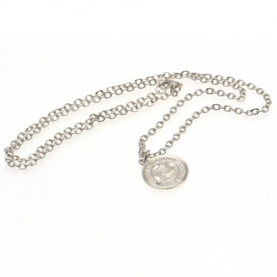 Celtic FC Silver Plated Pendant & Chain - Gift Arch