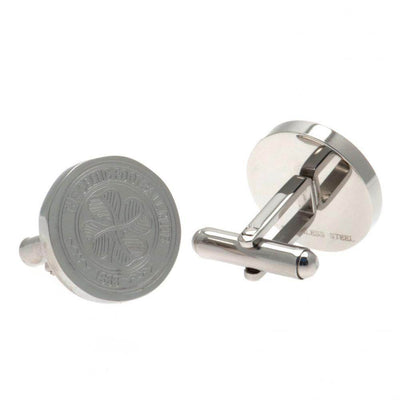 Celtic FC Stainless Steel Formed Cufflinks - Gift Arch