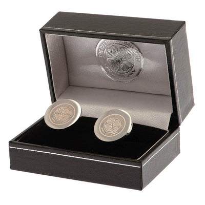 Celtic FC Stainless Steel Round Cufflinks - Gift Arch
