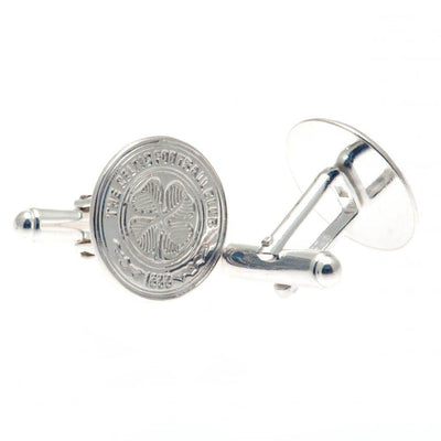 Celtic FC Sterling Silver Crest Cufflinks - Gift Arch