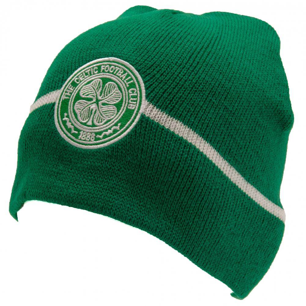 Celtic FC Stripe Beanie - Gift Arch