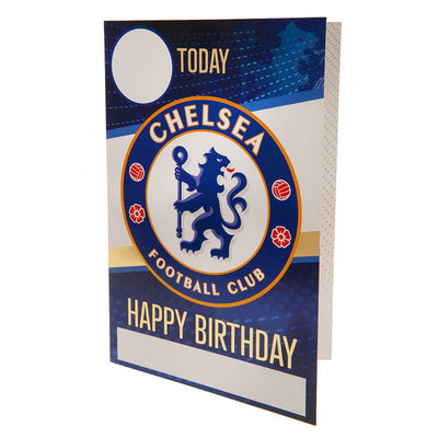 Chelsea FC Birthday Card With Stickers - Gift Arch