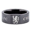 Chelsea FC Black Ceramic Ring Medium - Gift Arch