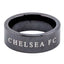 Chelsea FC Black Ceramic Ring Medium - Gift Arch