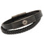 Chelsea FC Black IP Leather Bracelet - Gift Arch