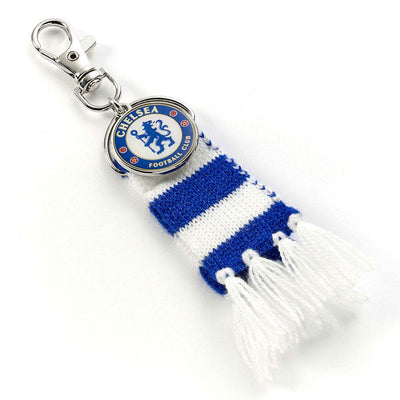 Chelsea FC Blue Bar Scarf Bag Charm - Gift Arch