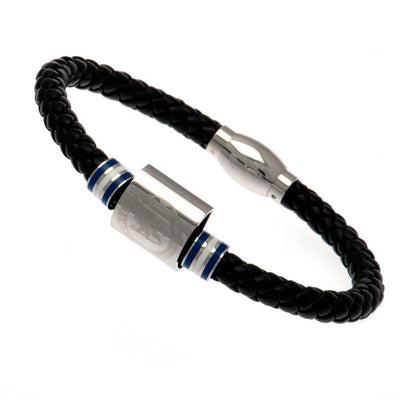 Chelsea FC Colour Ring Leather Bracelet - Gift Arch