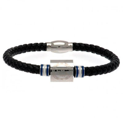 Chelsea FC Colour Ring Leather Bracelet - Gift Arch