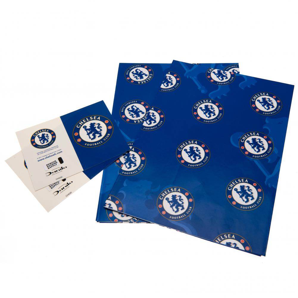 Chelsea FC Crest Gift Wrap - Gift Arch