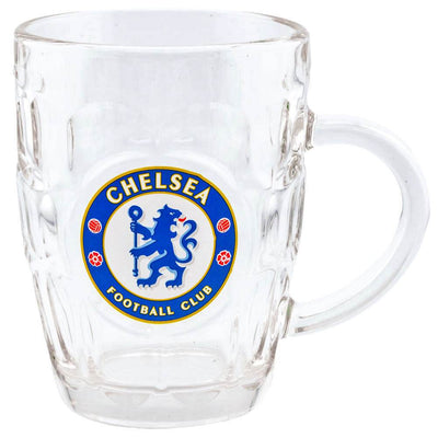 Chelsea FC Dimple Glass Tankard - Gift Arch