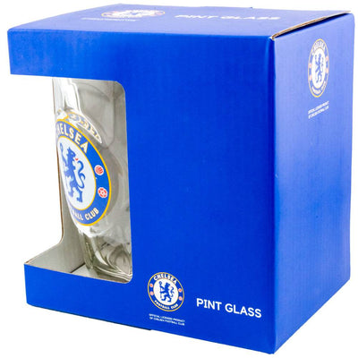 Chelsea FC Dimple Glass Tankard - Gift Arch