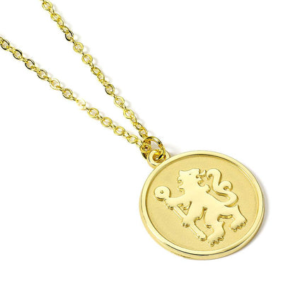 Chelsea FC Gold Finish Crest Necklace - Gift Arch
