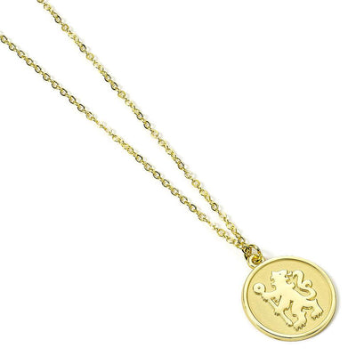 Chelsea FC Gold Finish Crest Necklace - Gift Arch
