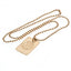 Chelsea FC Gold Plated Dog Tag & Chain - Gift Arch