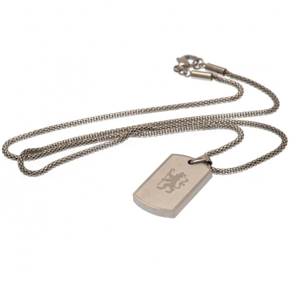 Chelsea FC Icon Dog Tag & Chain - Gift Arch