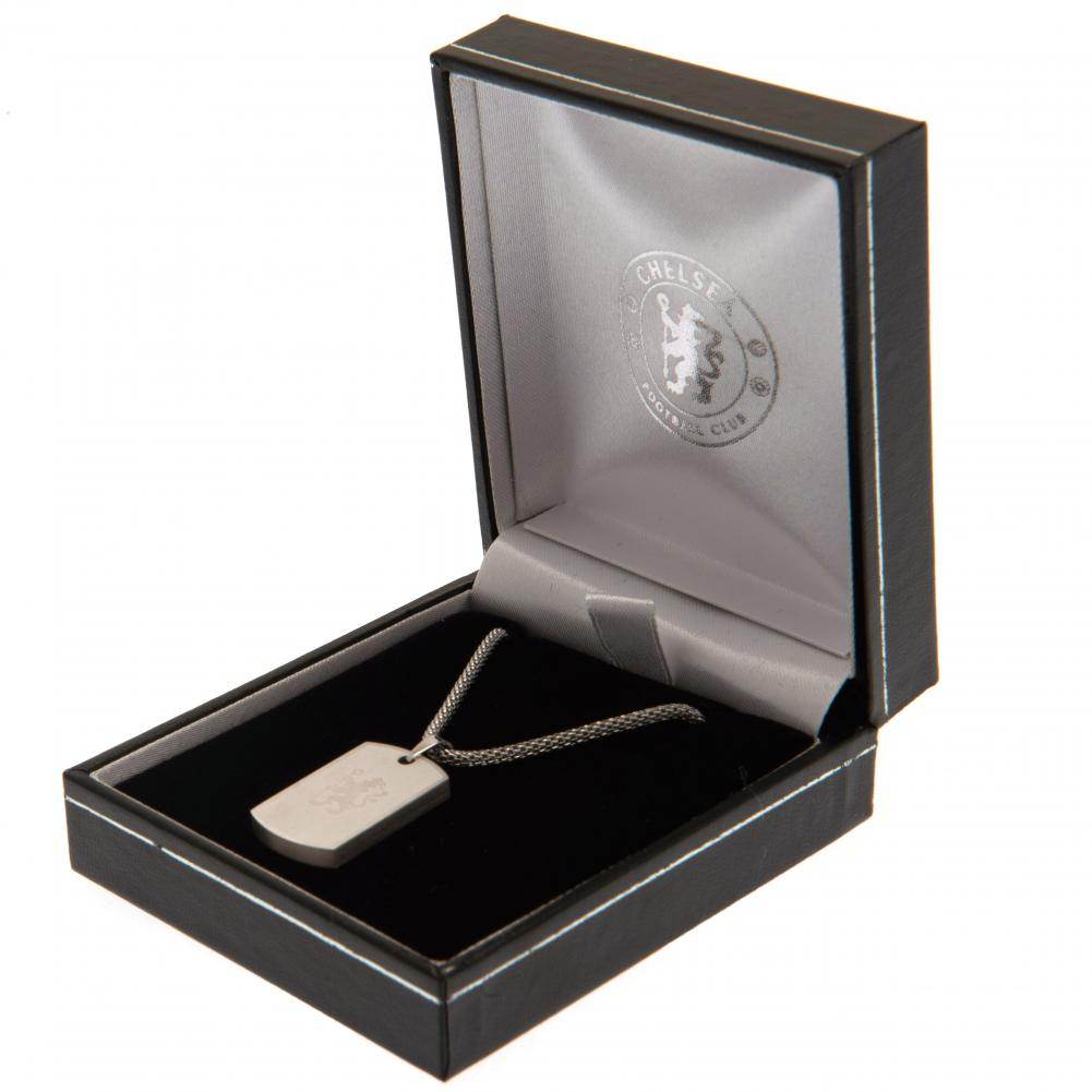 Chelsea FC Icon Dog Tag & Chain - Gift Arch