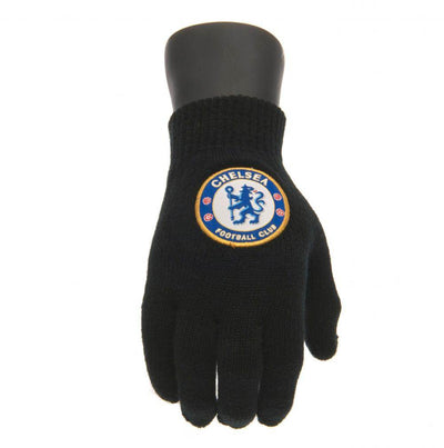 Chelsea FC Knitted Gloves Junior - Gift Arch