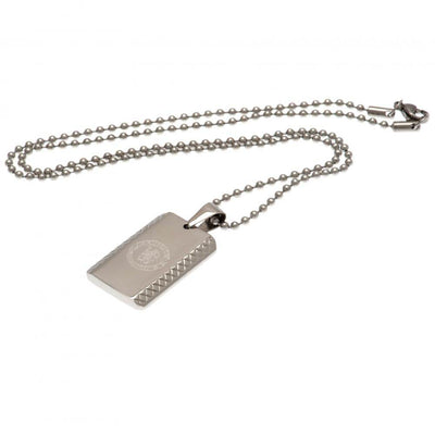 Chelsea FC Patterned Dog Tag & Chain - Gift Arch