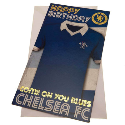 Chelsea FC Retro Shirt Birthday Card - Gift Arch