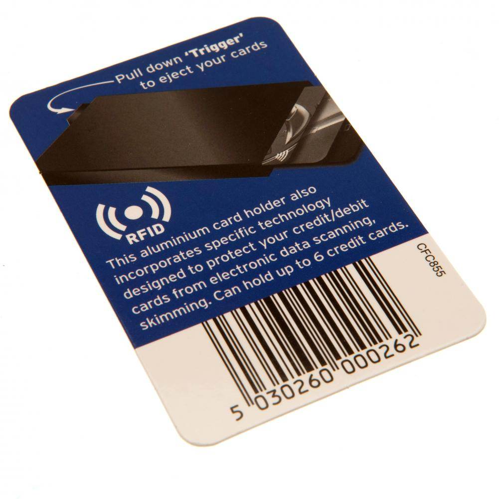Chelsea FC rfid Aluminium Card Case - Gift Arch
