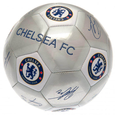 Chelsea FC Sig Silver Football - Gift Arch