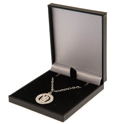 Chelsea FC Silver Plated Boxed Pendant CR - Gift Arch