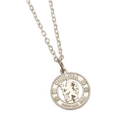 Chelsea FC Silver Plated Boxed Pendant CR - Gift Arch