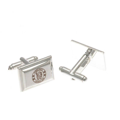 Chelsea FC Silver Plated Cufflinks - Gift Arch