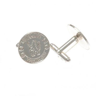 Chelsea FC Silver Plated Formed Cufflinks - Gift Arch