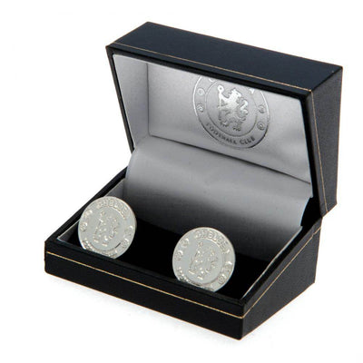 Chelsea FC Silver Plated Formed Cufflinks - Gift Arch