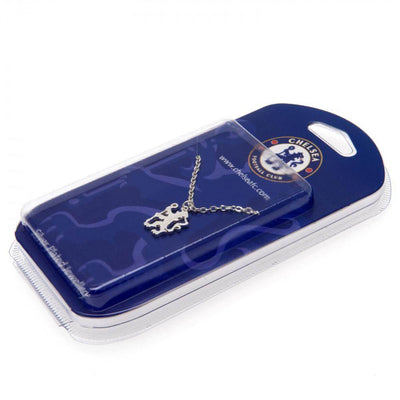 Chelsea FC Silver Plated Pendant & Chain LN - Gift Arch