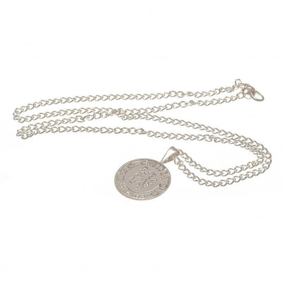 Chelsea FC Silver Plated Pendant & Chain XL - Gift Arch
