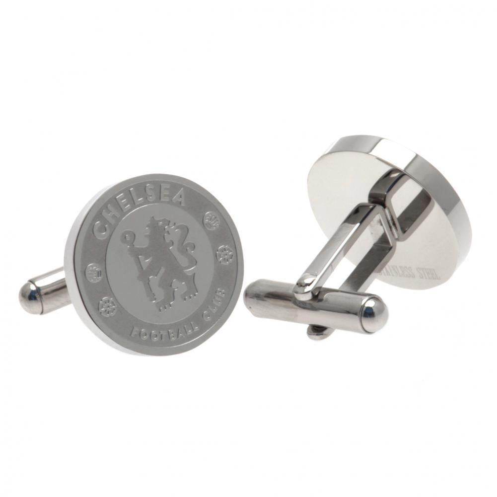 Chelsea FC Stainless Steel Formed Cufflinks - Gift Arch