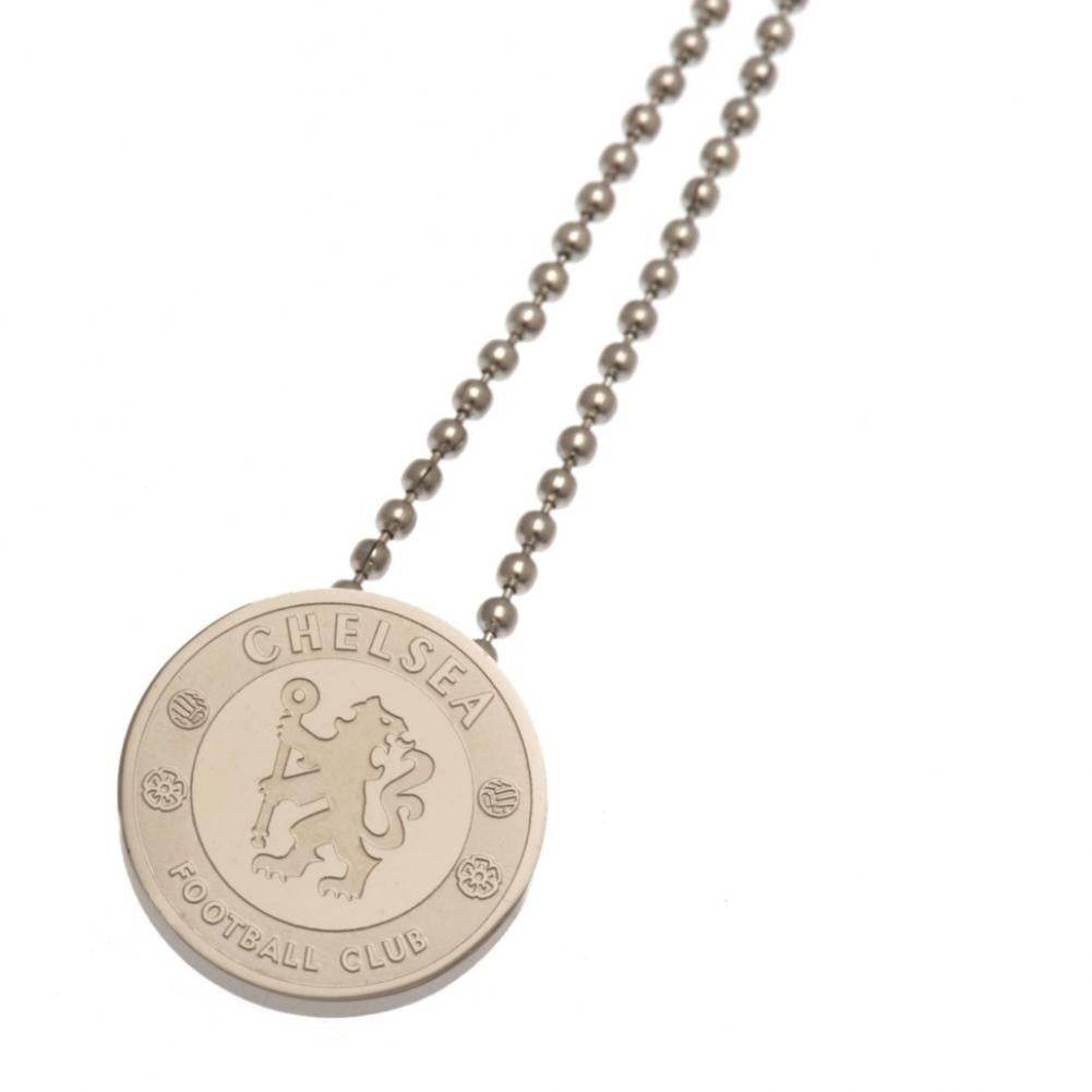 Chelsea FC Stainless Steel Pendant & Chain - Gift Arch