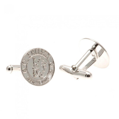 Chelsea FC Sterling Silver Crest Cufflinks - Gift Arch