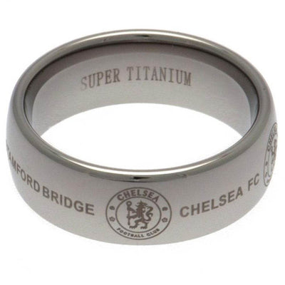 Chelsea FC Super Titanium Ring Small - Gift Arch