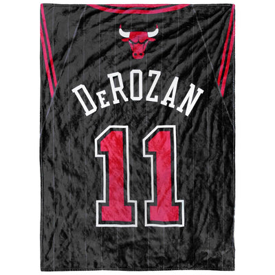 Chicago Bulls De Rozan Luxury Throw Blanket - Gift Arch
