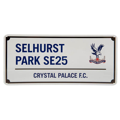 Crystal Palace FC Blue Text Street Sign - Gift Arch