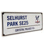 Crystal Palace FC Blue Text Street Sign - Gift Arch