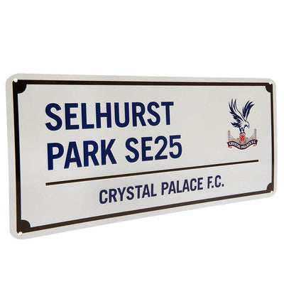 Crystal Palace FC Blue Text Street Sign - Gift Arch