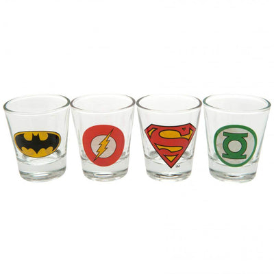 DC Comics 4pk Shot Glass Set - Gift Arch