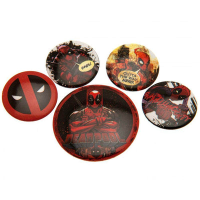 Deadpool Button Badge Set - Gift Arch