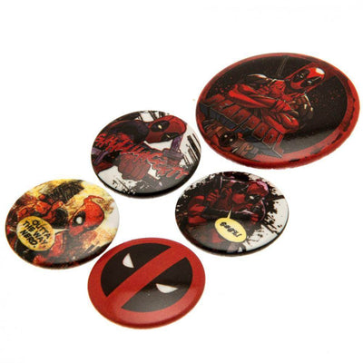 Deadpool Button Badge Set - Gift Arch