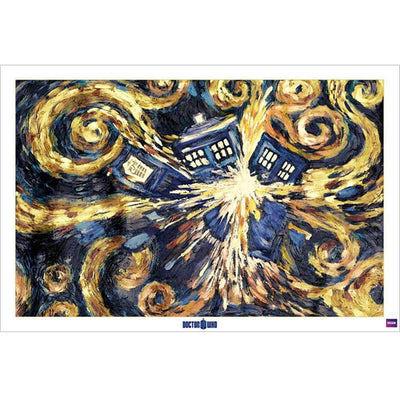 Doctor Who Exploding Tardis Poster 3 - Gift Arch