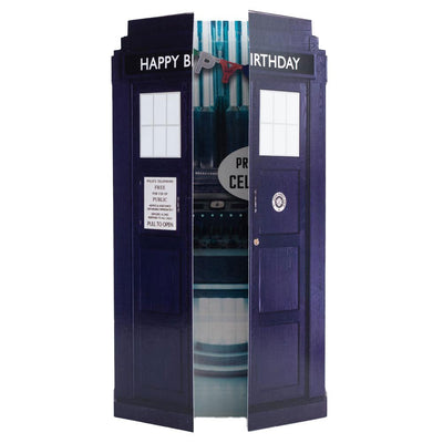 Doctor Who Tardis Birthday Card - Gift Arch