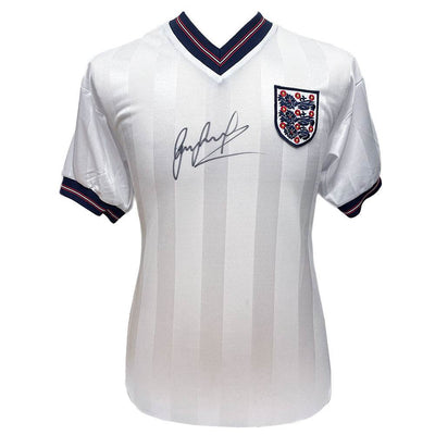 England FA 1986 Lineker Signed Shirt - Gift Arch
