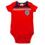 England FA 2 Pack Bodysuit 82 Retro 6-9 Mths - Gift Arch