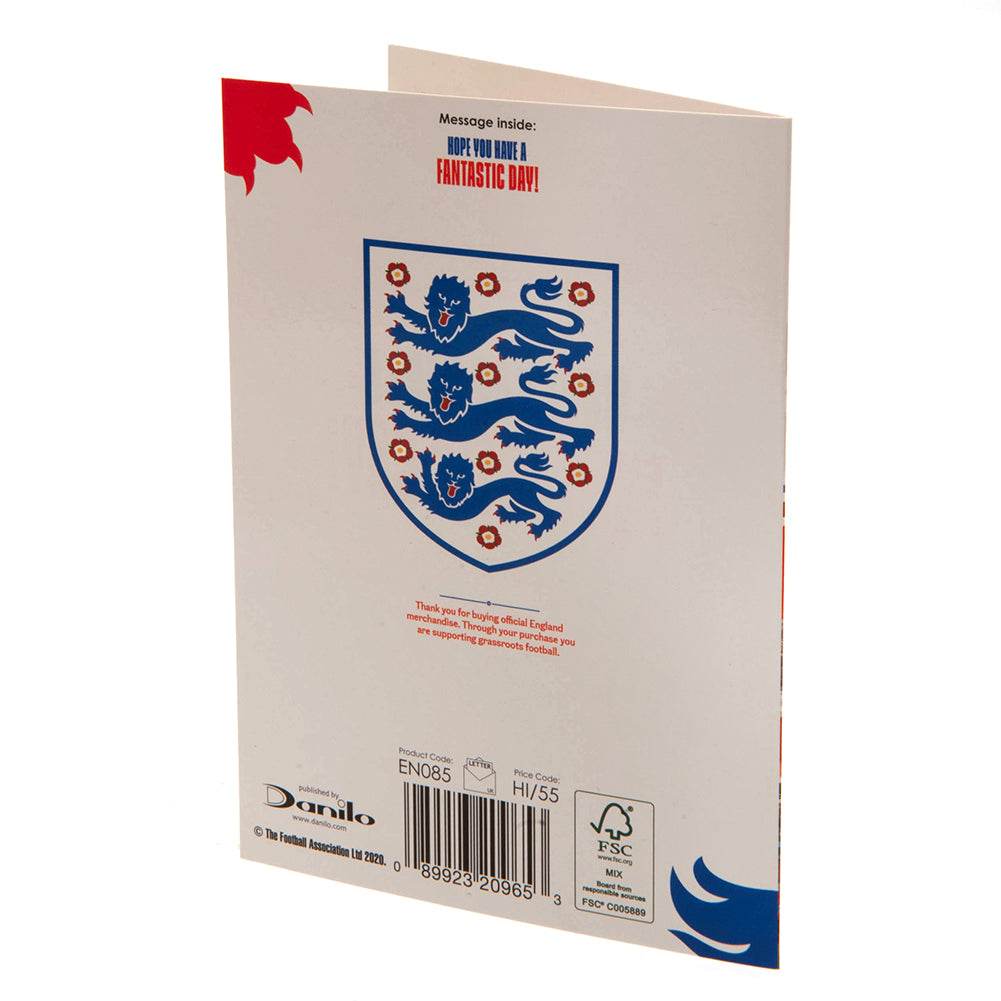 England FA Birthday Card - Gift Arch